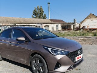 2021 Hyundai Solaris II Рестайлинг, коричневый, 1650000 рублей, вид 5