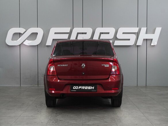 2010 Renault Logan I Рестайлинг, красный, 499000 рублей - вид 3
