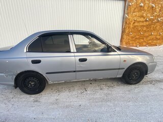 2003 Hyundai Accent ТагАЗ II, серебристый, 212000 рублей, вид 3