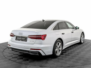 2021 Audi A6 45 TFSI V (C8), белый, 4120000 рублей, вид 5