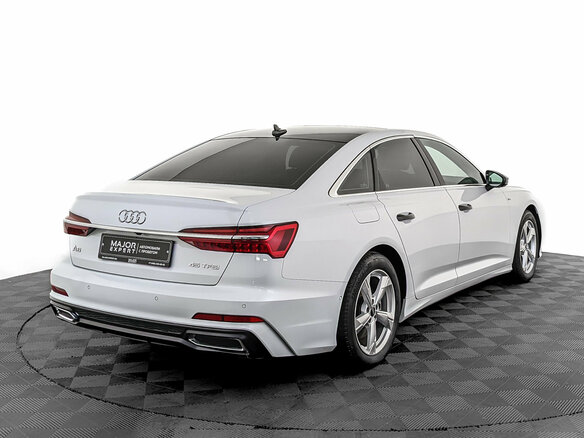 2021 Audi A6 45 TFSI V (C8), белый, 4120000 рублей - вид 4
