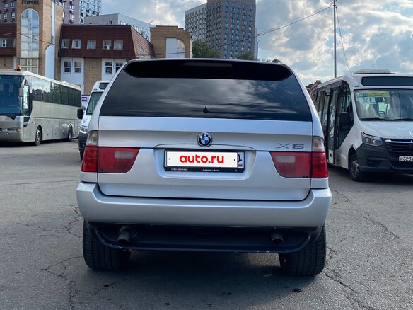 2004 BMW X5 3.0i I (E53) Рестайлинг, серебристый - вид 5