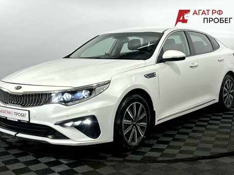 2019 Kia Optima IV Рестайлинг, белый, 1570000 рублей, вид 2