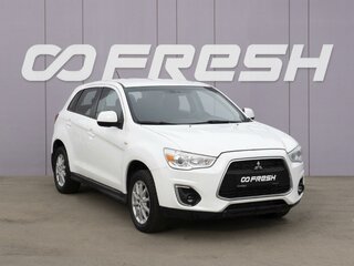 2013 Mitsubishi ASX I Рестайлинг, белый, 999000 рублей, вид 1