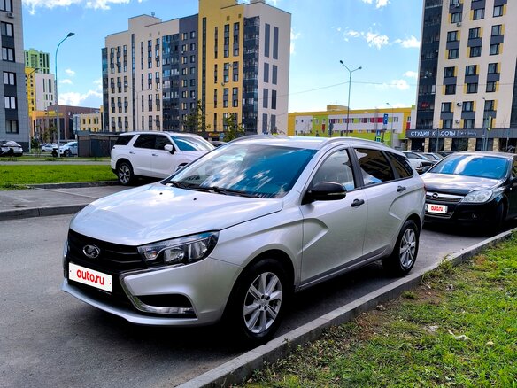 2021 Lada (ВАЗ) Vesta SW I, серый, 975000 рублей - вид 2