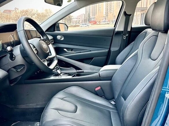 2023 Hyundai Elantra N Line VII (CN7) Рестайлинг, синий - вид 6