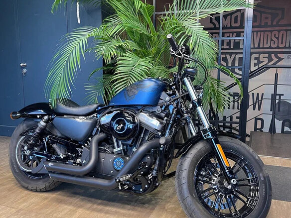 2018 Harley-Davidson Forty-Eight, синий, 1700000 рублей - вид 16