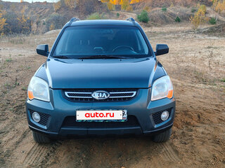 2009 Kia Sportage II Рестайлинг, зелёный, 700000 рублей, вид 1