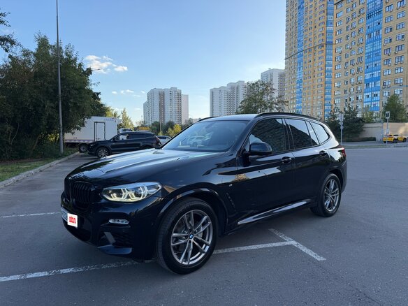 2019 BMW X3 20d xDrive III (G01), чёрный, 3700000 рублей