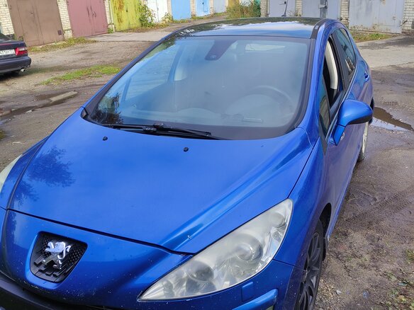 2009 Peugeot 308 I, синий, 350000 рублей