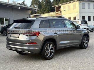 2022 Skoda Kodiaq I Рестайлинг, синий, 3650004 рублей, вид 4
