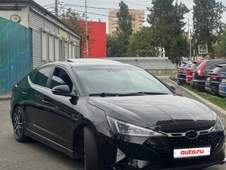 2020 Hyundai Elantra Sport VI (AD) Рестайлинг, чёрный, 1850000 рублей, вид 2