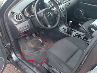 2007 Mazda 3 I (BK) Рестайлинг, чёрный, 500000 рублей, вид 5