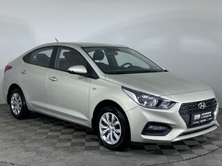 2018 Hyundai Solaris II, бежевый, 1225000 рублей, вид 3