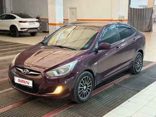 2012 Hyundai Solaris I, фиолетовый, 870000 рублей, вид 1