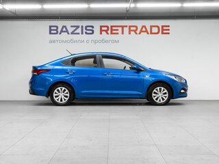 2017 Hyundai Solaris II, синий, 1229000 рублей, вид 4