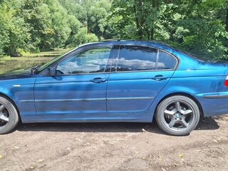 2002 BMW 3 серии 318i IV (E46) Рестайлинг, синий, 560000 рублей, вид 5