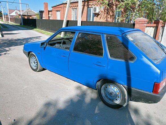 1997 Lada (ВАЗ) 2109, синий - вид 4