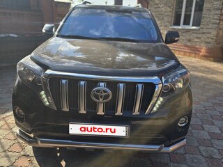2017 Toyota Land Cruiser Prado 150 Series Рестайлинг 1, чёрный, 4100000 рублей, вид 2