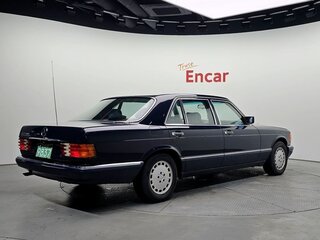 1989 Mercedes-Benz S-Класс 300 II (W126) Рестайлинг, синий, 3700000 рублей, вид 4