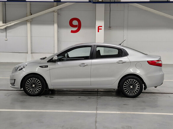 2014 Kia Rio III, серебристый, 705000 рублей - вид 7