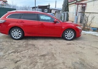 2008 Mazda 6 II (GH), красный, 730000 рублей, вид 3