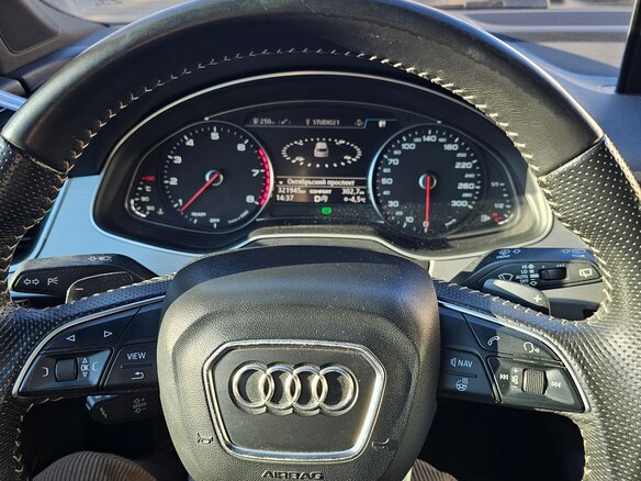 2015 Audi Q7 II (4M), белый, 3150000 рублей - вид 4