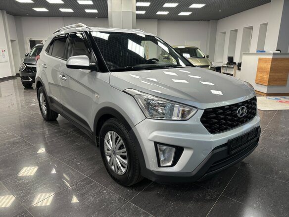2021 Hyundai Creta I Рестайлинг, серый, 1665000 рублей - вид 1