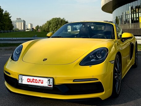 2018 Porsche Boxster S IV 718 (982), жёлтый, 7200000 рублей, вид 4
