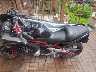 2006 Kawasaki ER-6F (Ninja 650R), чёрный, 380000 рублей, вид 4