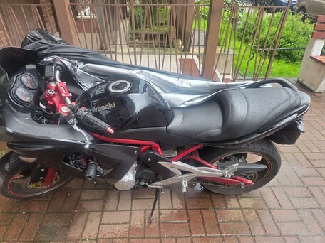2006 Kawasaki ER-6F (Ninja 650R), чёрный, 380000 рублей, вид 4