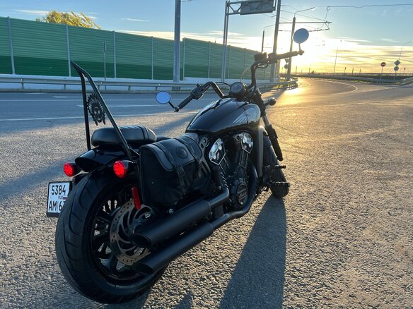 2017 Indian Scout, чёрный, 1050000 рублей - вид 6
