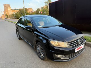 2019 Volkswagen Polo V Рестайлинг, чёрный, 1350000 рублей, вид 3