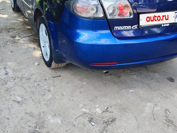 2005 Mazda 6 I (GG) Рестайлинг, синий - вид 4