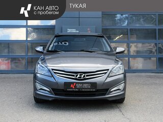 2015 Hyundai Solaris I Рестайлинг, серый, 779000 рублей, вид 2