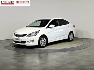 2015 Hyundai Solaris I Рестайлинг, белый, 985000 рублей, вид 1