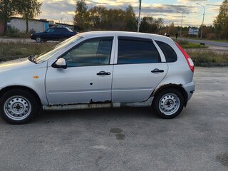 2007 Lada (ВАЗ) Kalina I, серебристый, 90000 рублей, вид 3