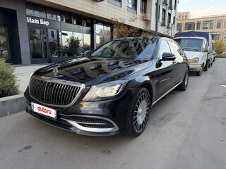 2018 Mercedes-Benz Maybach S-Класс 560 I (X222) Рестайлинг, чёрный, 3452000 рублей, вид 1