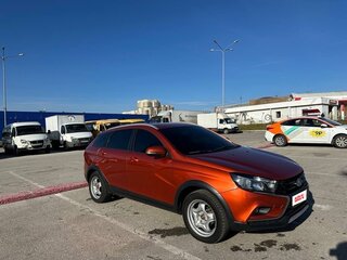 2019 Lada (ВАЗ) Vesta SW Cross I, оранжевый, 1150000 рублей, вид 5