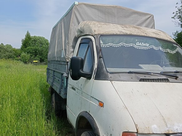 1998 ГАЗ ГАЗель (3302), белый, 140000 рублей - вид 1