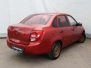 2012 Lada (ВАЗ) Granta I, красный, 319000 рублей, вид 4