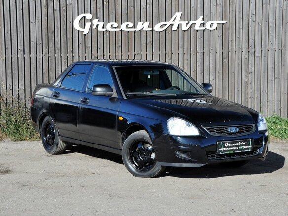2010 Lada (ВАЗ) Priora Premier I, чёрный, 210000 рублей - вид 2
