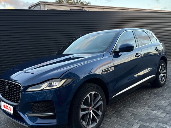2021 Jaguar F-Pace I Рестайлинг, синий, 4300000 рублей - вид 36