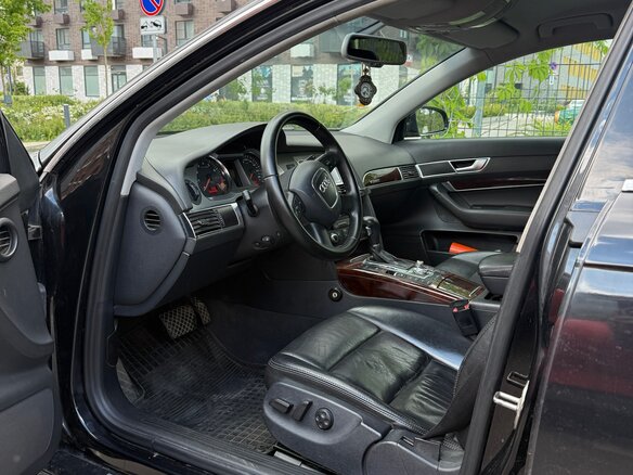 2008 Audi A6 III (C6), чёрный, 1150000 рублей - вид 6
