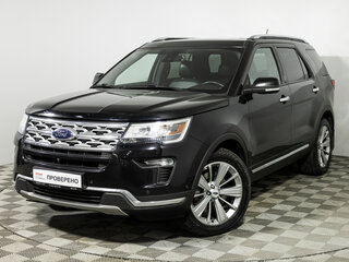 2019 Ford Explorer V Рестайлинг 2, чёрный, 2599777 рублей, вид 1