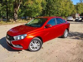 2016 Lada (ВАЗ) Vesta I, красный, 590000 рублей, вид 1