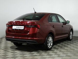 2021 Skoda Rapid II, красный, 1575000 рублей, вид 5