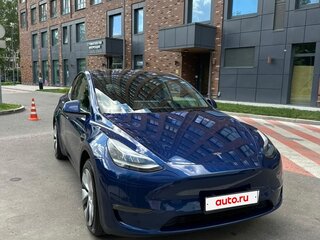 2021 Tesla Model Y Long Range I, синий, 3799999 рублей, вид 4
