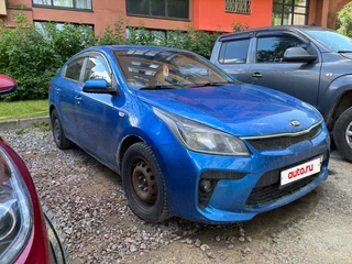 2017 Kia Rio IV, синий, 549000 рублей, вид 4