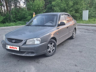 2007 Hyundai Accent ТагАЗ II, серый, 425000 рублей, вид 1